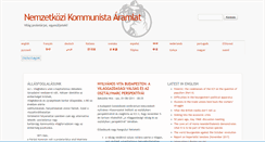 Desktop Screenshot of hu.internationalism.org