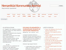 Tablet Screenshot of hu.internationalism.org