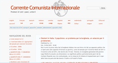 Desktop Screenshot of it.internationalism.org